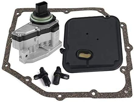 Kit de filtro de bloque solenoide de transmisión remanufacturado 42RLE compatible con Dakota Liberty Wrangler Jeep Chrysler Dodge Mitsubishi 4 velocidades (solo 42RLE 5 unidades)