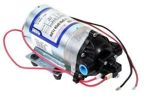 Pentair SHURFLO 8000-543-236 Bomba de diafragma de demanda automática, 1.8 GPM con válvulas de Viton, diafragma de Santopreno, interruptor de demanda de 50 PSI, 12 V, puerto hembra NPT de 3/8 pulgadas