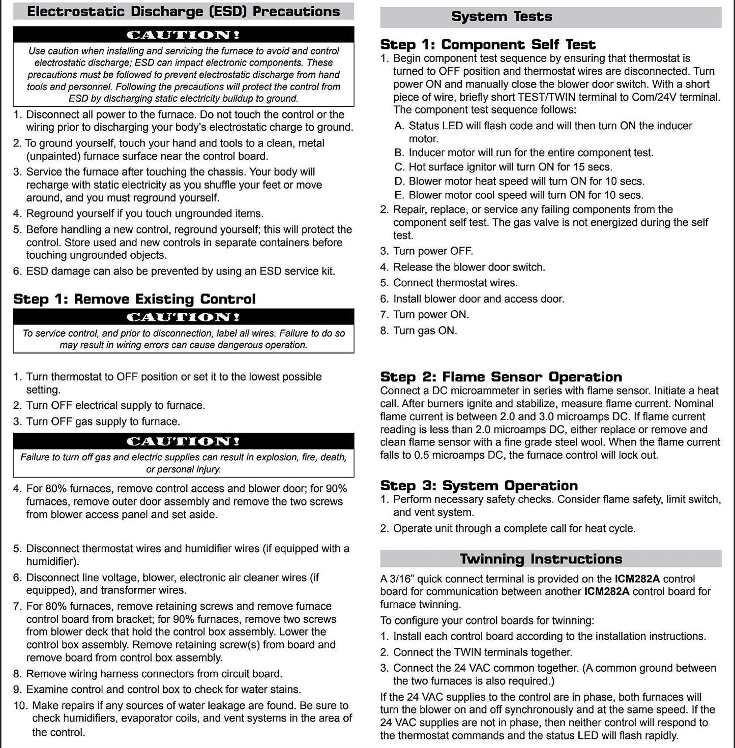 ICM Controls ICM282A repuesto OEM, portador HK42FZ - serie para 325878-751