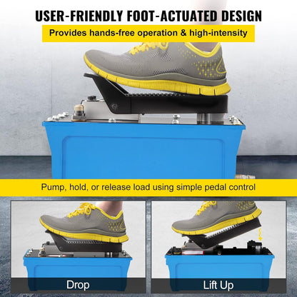 Mophorn Air Hydraulic Pump 10000 PSI NAP-002