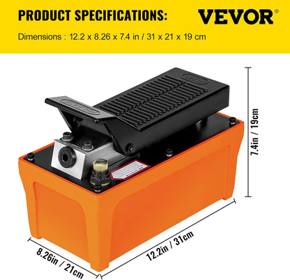 Mophorn Air Hydraulic Pump 10000 PSI NAP-002