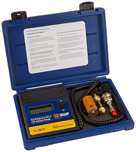 RITCHIE 69075 SUPEREVAC - Medidor de vacío LCD
