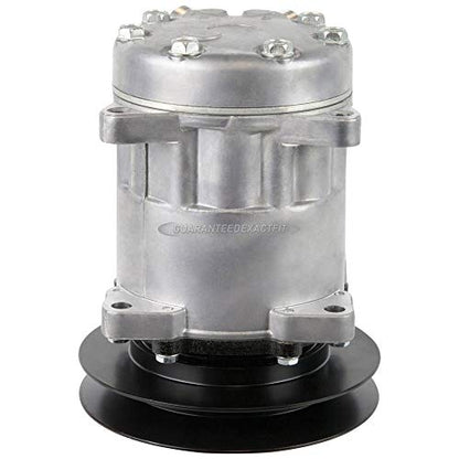 Compresor de CA y embrague de correa en V de 6.102 in sustituye a Sanden SD7H15 4745 con bobina de 24 V y interruptor de embrague de un solo cable - BuyAutoParts 60-04345NA nuevo
