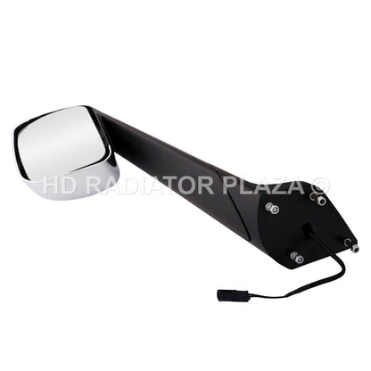 Chrome Hood Mirror Right Passenger Side Assembly For 18-22 Freightliner Cascadia