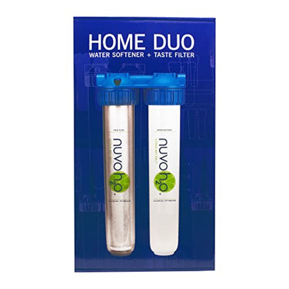 NuvoH2O Home Duo - Sistema de filtración de sabor y suavizante para toda la casa