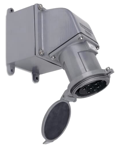 Russellstoll Female Receptacle 30A 3 Pole 4 Wire 440V 60Hz DF3421FRAB0 NOS USA