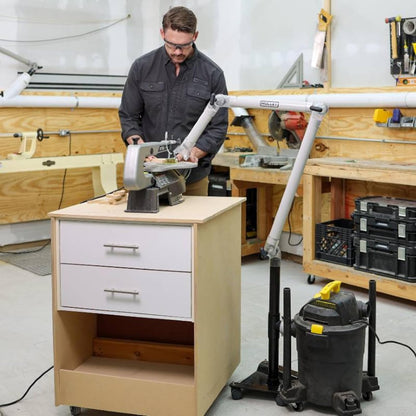 Mullet ThirdHand - Brazo de recogida de polvo (brazo de pluma + ciclón)