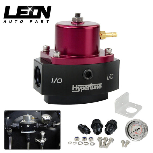 PQY Red 12-880 Return Fuel Pressure Regulator 6AN Boost Reference EFI TO CARB