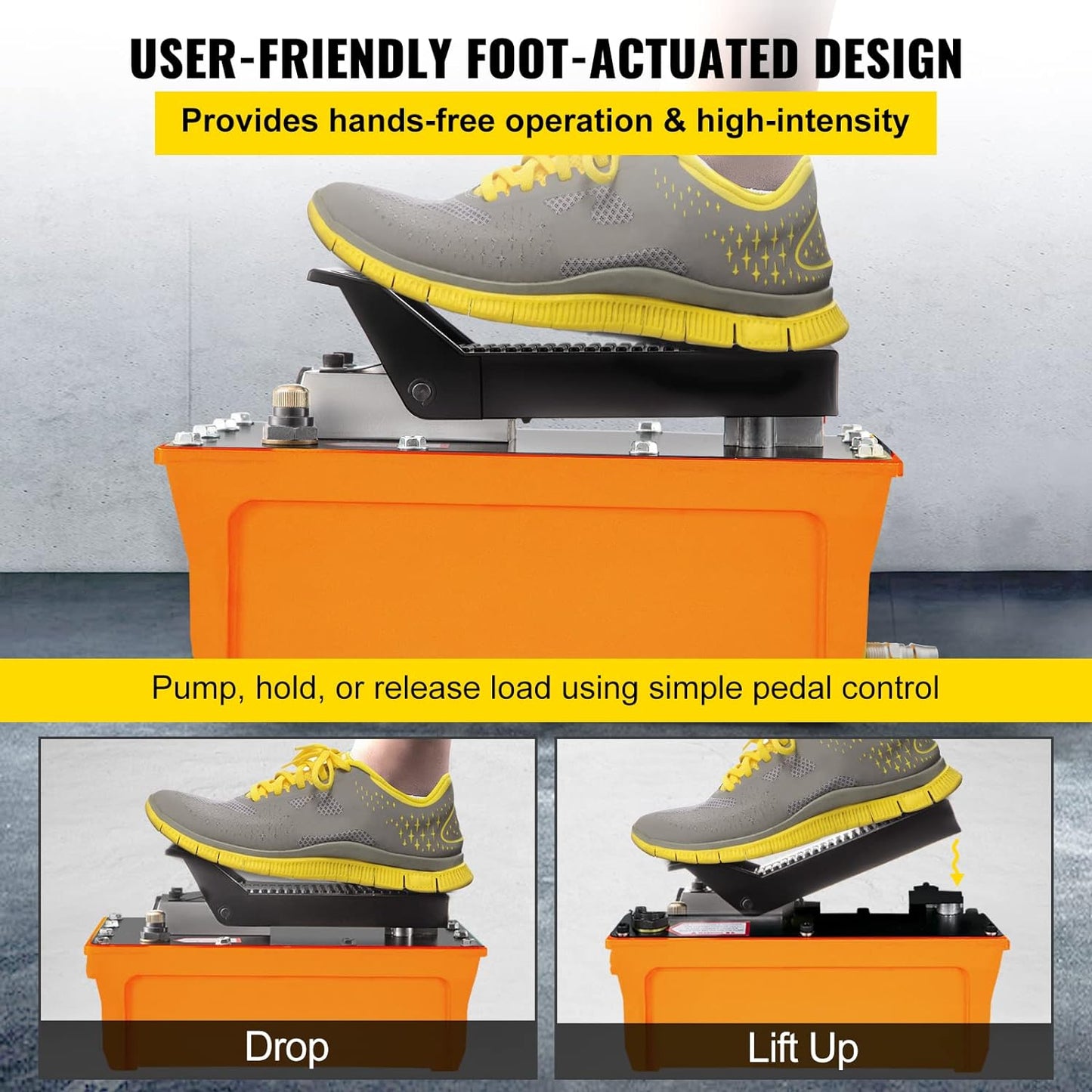 Mophorn Air Hydraulic Pump 10000 PSI NAP-002