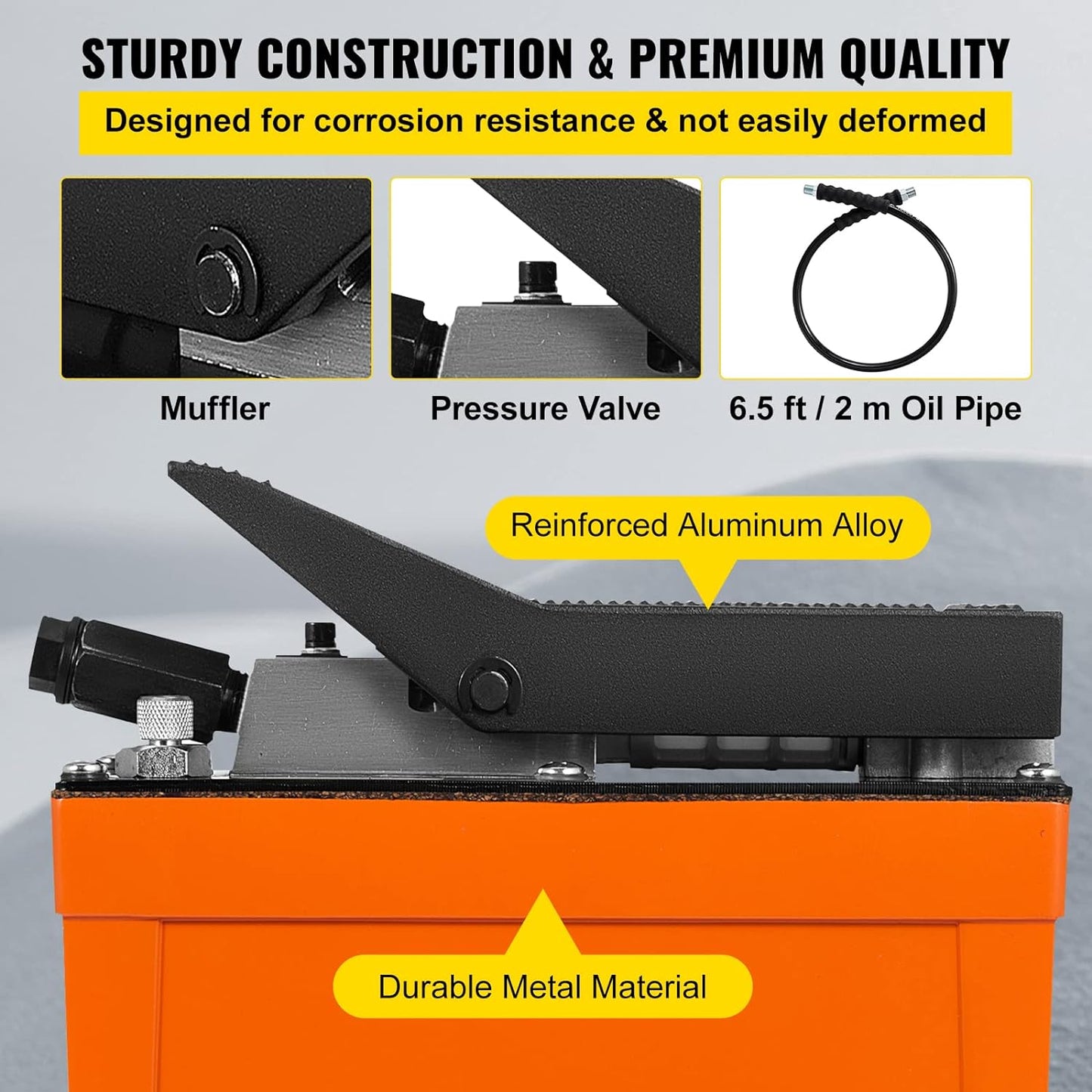 Mophorn Air Hydraulic Pump 10000 PSI NAP-002