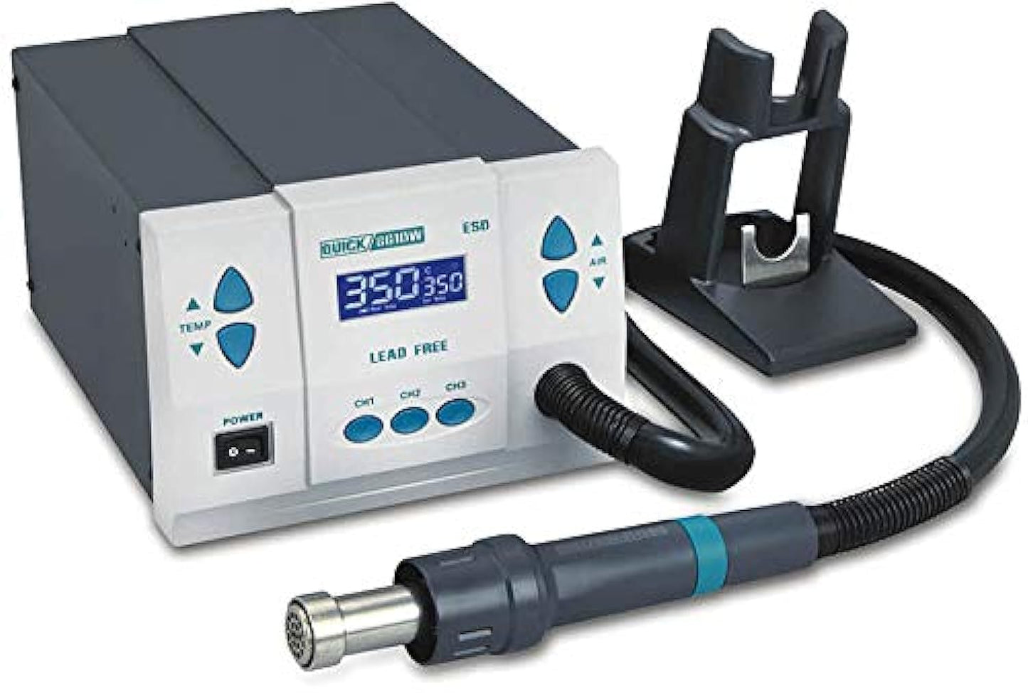 Quick 861DV 1000V estación de retrabajo digital con visualización LCD