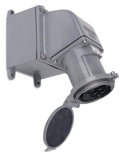 Russellstoll Female Receptacle 30A 3 Pole 4 Wire 440V 60Hz DS3421FRAB0 NOS USA