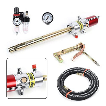 LYNICESHOP Bomba neumática de transferencia de aceite operada por aire, bomba de tambor resistente 1.378 in 30-40MPa, bomba de transferencia de aceite 50:1 Bomba de grasa de alta presión accionada por aire Tambor de bomba de transferencia de aceite