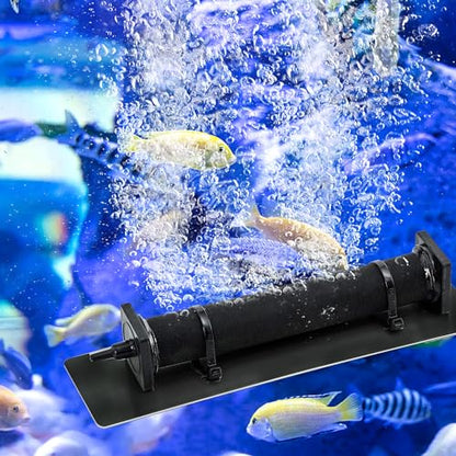 Kit de aireación y aireación de estanque, kit de bomba de aire de estanque séptico para estanques de hasta 8000 galones, sistema de aireación de estanque todo en uno, línea de aire ponderada