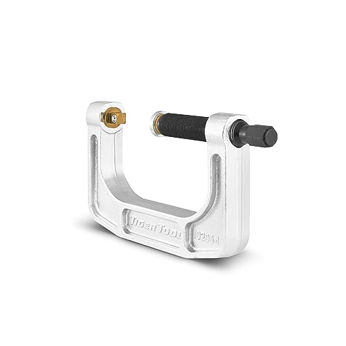 Tiger Tool Prensa de enchufe automotriz con marco en C hecha para camiones, automóviles y equipos ligeros. Prensa automotriz de bastidor C para uso con vehículos de clase 1 a 2. Prensa de enchufe ligera de marco C, 10206.