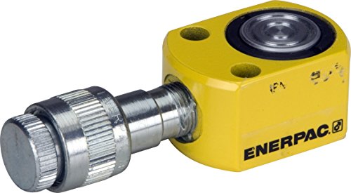 Enerpac RSM-50 Flat Jac Cilindro hidráulico de baja altura de efecto único con capacidad de 5 toneladas, puerto único, longitud de carrera de 0.25 pulgadas