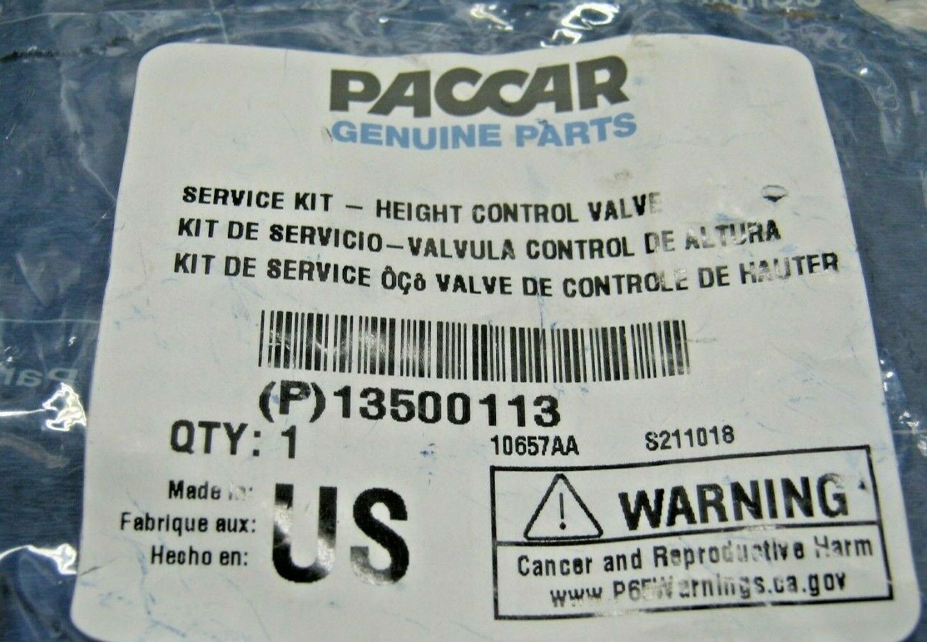 GENUINE PACCAR OEM HEIGHT CONTROL VALVE SERVICE KIT ~ 13500113