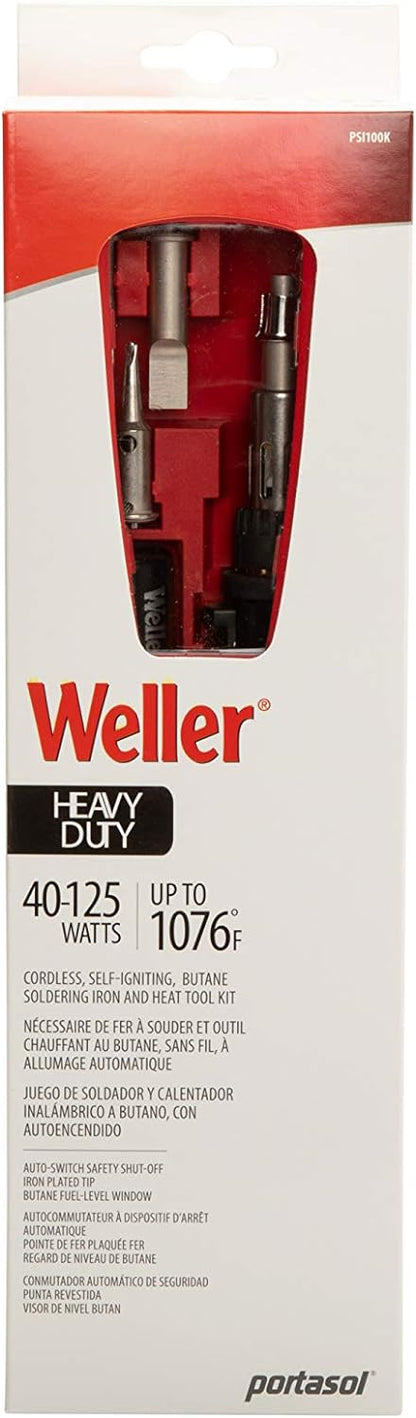 Weller PSI100K Super-Pro Kit de soldador de butano inalámbrico autoencendido