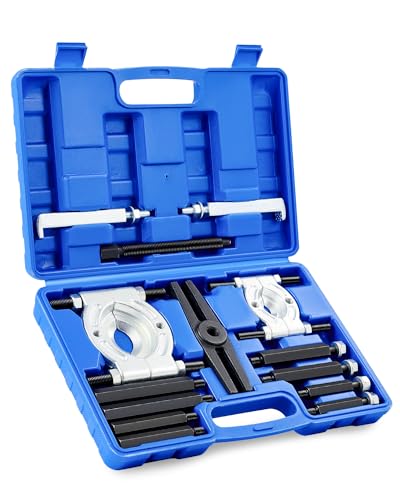Orion Motor Tech Juego de Extractor de Cojinetes de 5 Toneladas de Capacidad, Kit de Extracción de Rodamientos de Rueda de Piñón con Mordazas de 2 Pulgadas y 3 Pulgadas