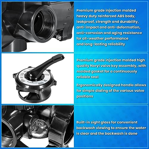 Hayward SPX0710X32 Soporte lateral de válvula multipuerto