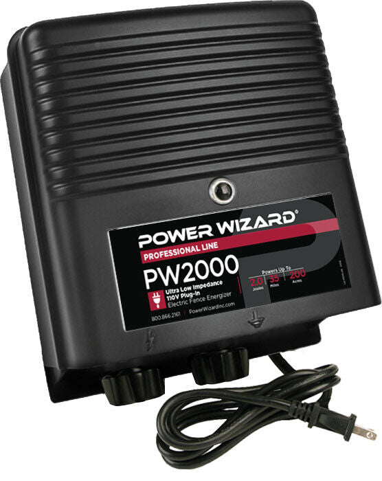 Energizador de cercas Power Wizard PW2000 AGRATRONIX