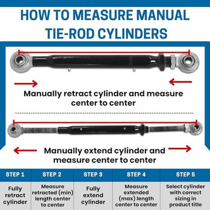 Enlace lateral, Cilindro de categoría 1 (18″ Min – 24″ Max)