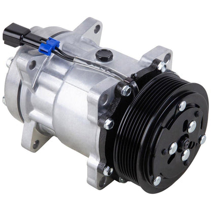 Compresor de CA y 7 ranuras A/C embrague para Chevy Kodiak W3500 W4500 W5500 GMC TopKick Diesel reemplaza Sanden SD7H15 4618 - 60-00887NA