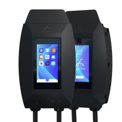 Grizzl-E Cargador Alpha Level 2 para vehículos eléctricos (EV) de hasta 40 amperios, estación de carga rápida para automóvil eléctrico para interiores y exteriores, enchufe NEMA 14-50, cable premium de 24 pies