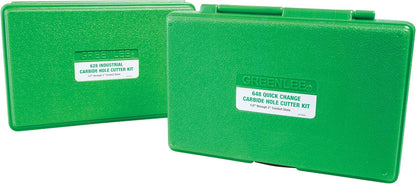 Greenlee - Cortador de carburo, Qck Chnge, 8Pc, fabricación de agujeros (648)