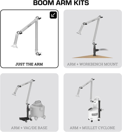 Mullet ThirdHand - Brazo de recogida de polvo (brazo de pluma + ciclón)
