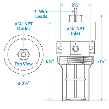 Seachoice Dura-Lift - Bomba de combustible electrónica, construcción de estado sólido, elevación de 120 pulgadas, 11.5-9 PSI, 33 GPH