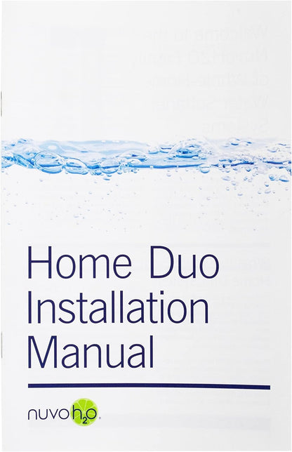 NuvoH2O Home Duo - Sistema de filtración de sabor y suavizante para toda la casa