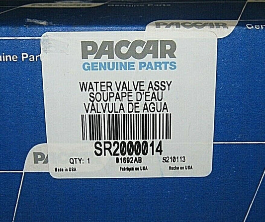 GENUINE PACCAR OEM VALVULA AGUA ASSEMBLY ~ SR2000014