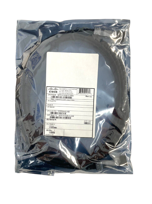 CISCO SFP-H10GB-CU5M= 10GBASE-CU SFP+ CABLE 5METERS