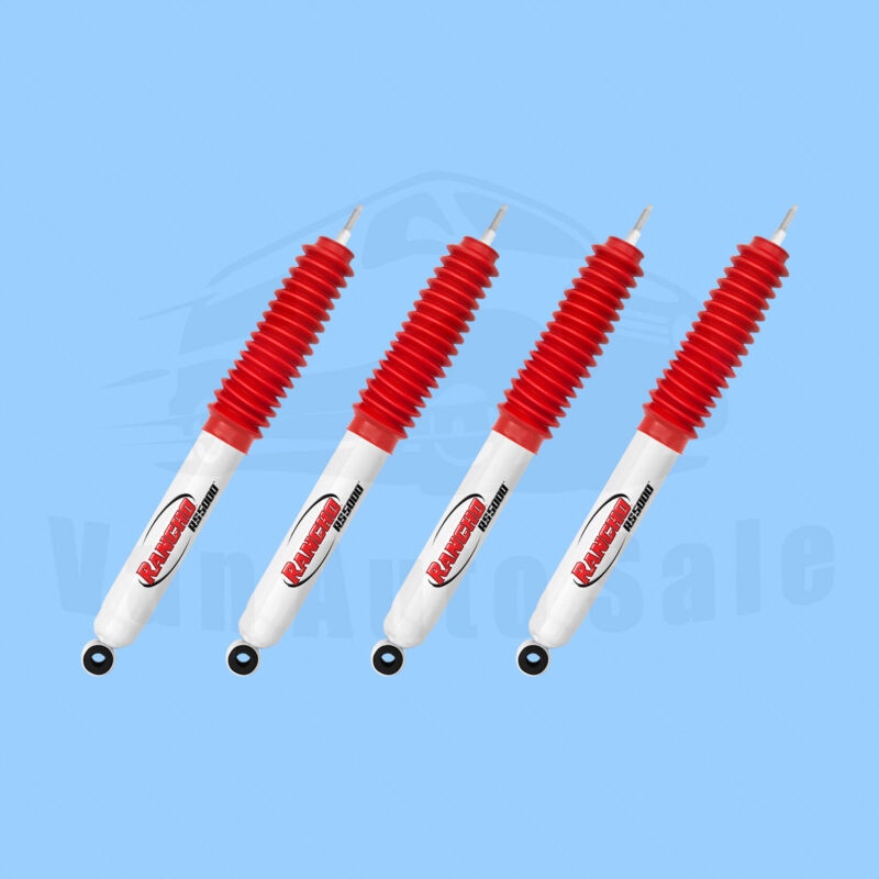 Rancho Kit 4 Front & Rear RS5000X Gas Shocks for Ford F-100 2WD 70-79