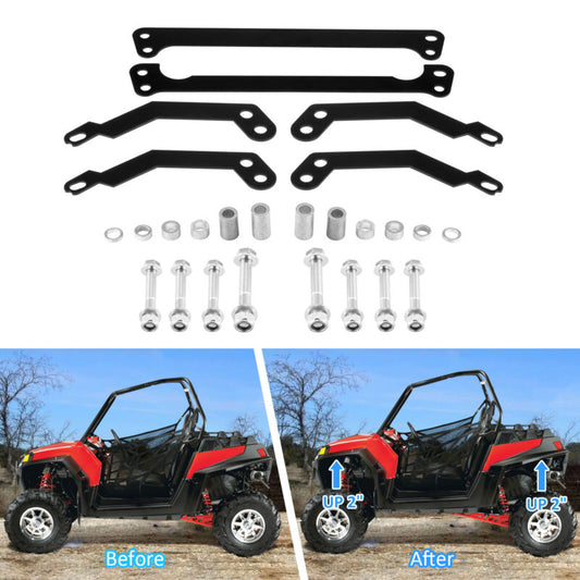 For 2011-2013 Polaris RZR XP 900 Heavy Duty 2" Full Suspension Lift Kit Brackets