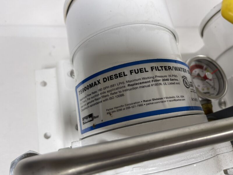 PARKER RACOR 75900MAX DIESEL FUEL / WATER SEPARATOR for RACOR MARINE TURBINE NOS