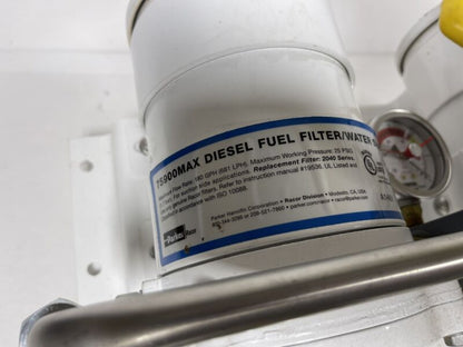 PARKER RACOR 75900MAX DIESEL FUEL / WATER SEPARATOR for RACOR MARINE TURBINE NOS