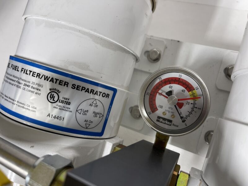 PARKER RACOR 75900MAX DIESEL FUEL / WATER SEPARATOR for RACOR MARINE TURBINE NOS