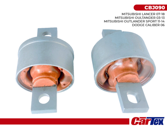 2 PCS Trailing Arm BUJES For Lancer 2008-2017 Outlander 2003-2020 CARTEX 4120A125