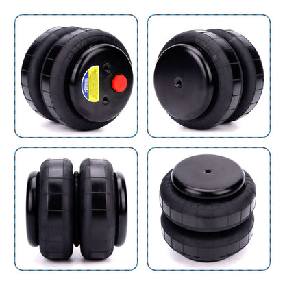 2 Packs Air Ride Suspension Bag Standard 2500 lb 1/2"npt Single Port Heavy Duty