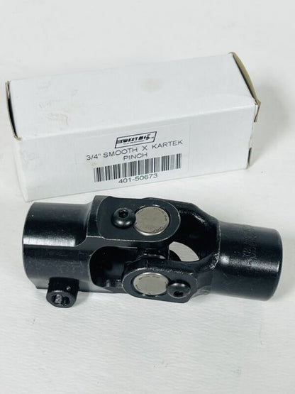 SWEET MFG. 401-50673 STEERING U-JOINT 3/4" SMOOTH TO 22mm 20-SPLINE PINCH BOLT