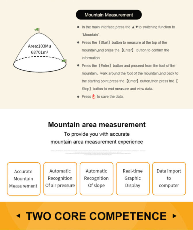 S4 GPS Land Meter Equipo profesional Receptor GNSS Herramienta de distancia de área