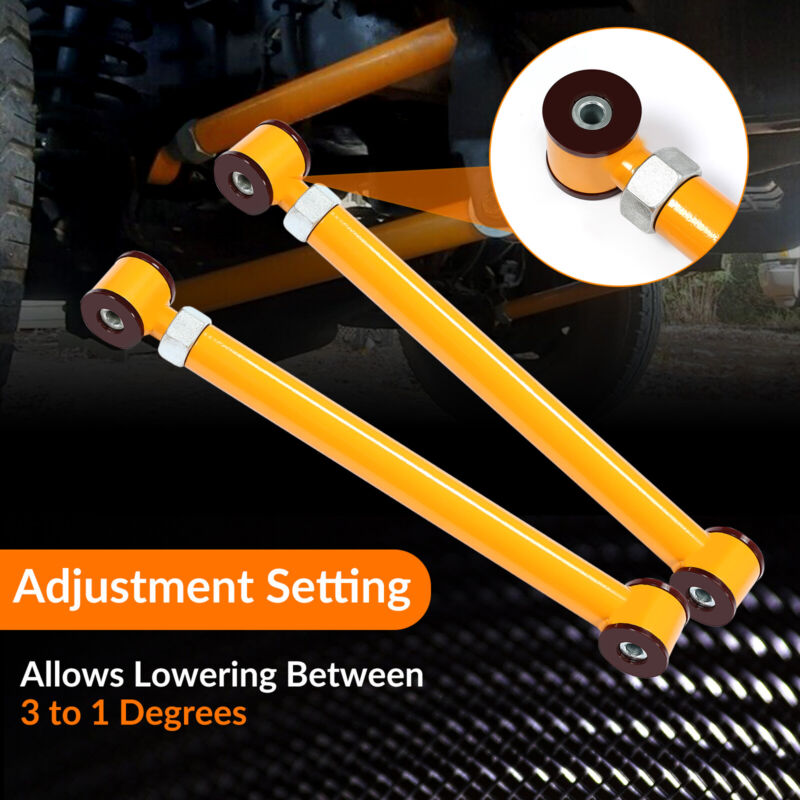 Adjustable Front Upper Lower Control Arms for 1994-2009 Dodge Ram 4x4 0-6" Lift