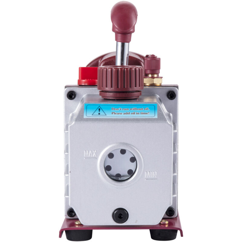 4.5 CFM Single-Stage Rotary Vacuum Pump HVAC/Auto AC 4.5CFM 1/3HP 1/2"ACME inlet
