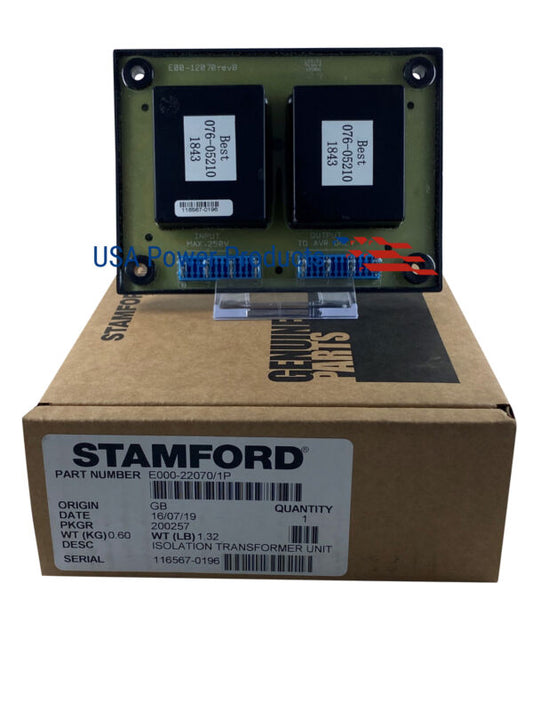 E000-22070/P Isolation Transformer PCB | AVK Stamford | Brand NEW | Made in UK