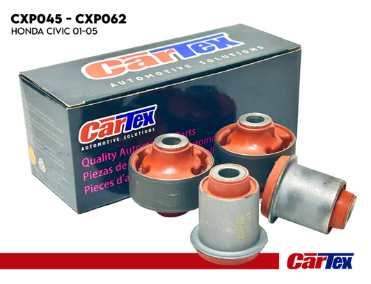 (4) Control Arm CARTEX Lower BUJES Honda Civic 01-05