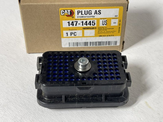 GENUINE OEM CAT CATERPILLAR 147-1445 70-PIN CONNECTOR PLUG ASSEMBLY