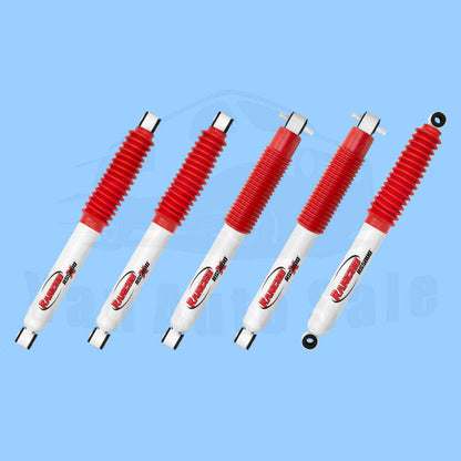 Rancho Kit 4 Front& Rear RS5000X shocks Stabilizer for Chevrolet K3500 88-00 4WD
