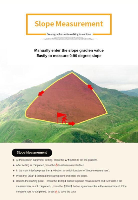 S4 GPS Land Meter Equipo profesional Receptor GNSS Herramienta de distancia de área